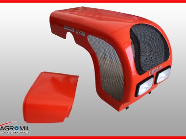 Maska maski URSUS C 330 C-330 z nakładką wiśniowa-1