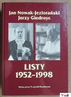 Listy 1952 - 1998 / Jeziorański - Giedroyc /Kultura/Wolna Europa
