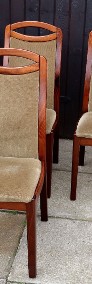 Ładne Dębowe 4 Krzesła z lat 1990-3