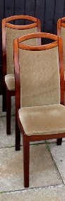 Ładne Dębowe 4 Krzesła z lat 1990-4