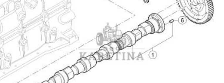 Claas AXION 810 850 870 Wałek Rozrządu Koło Zębate CZĘŚCI 0011497470 00 1149 747 0 0011693410-1