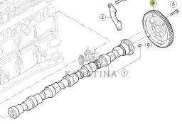 Claas AXION 810 850 870 Wałek Rozrządu Koło Zębate CZĘŚCI 0011497470 00 1149 747 0 0011693410
