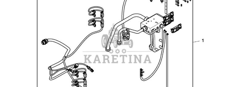 John Deere 9470RX - Zestaw zaworów BRE10425 (Zawór sterujący)-1