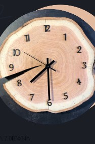Zegar z drewna, unikatowy projekt, indywidualne podejście!-2