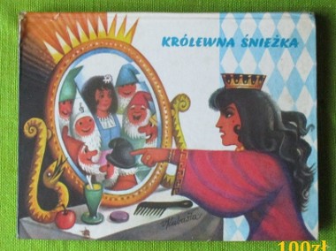 Królewna Śnieżka /Kubasta/Praga / 1971/bajki/rozkładanka/-1