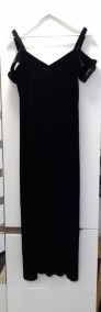 Sukienka balowa czarna „Karo line”, do sprzedania-3