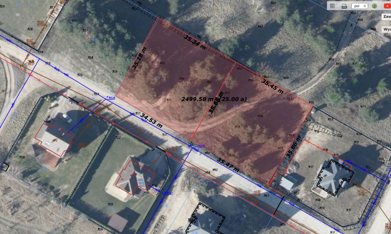 Działka 1250 m² | 150 m od jeziora | Lidzbark - Vista 5