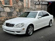 Mercedes-Benz Klasa S W220 Mercedes S 600 LONG Biały W12 365KM Gotowy do jazdy