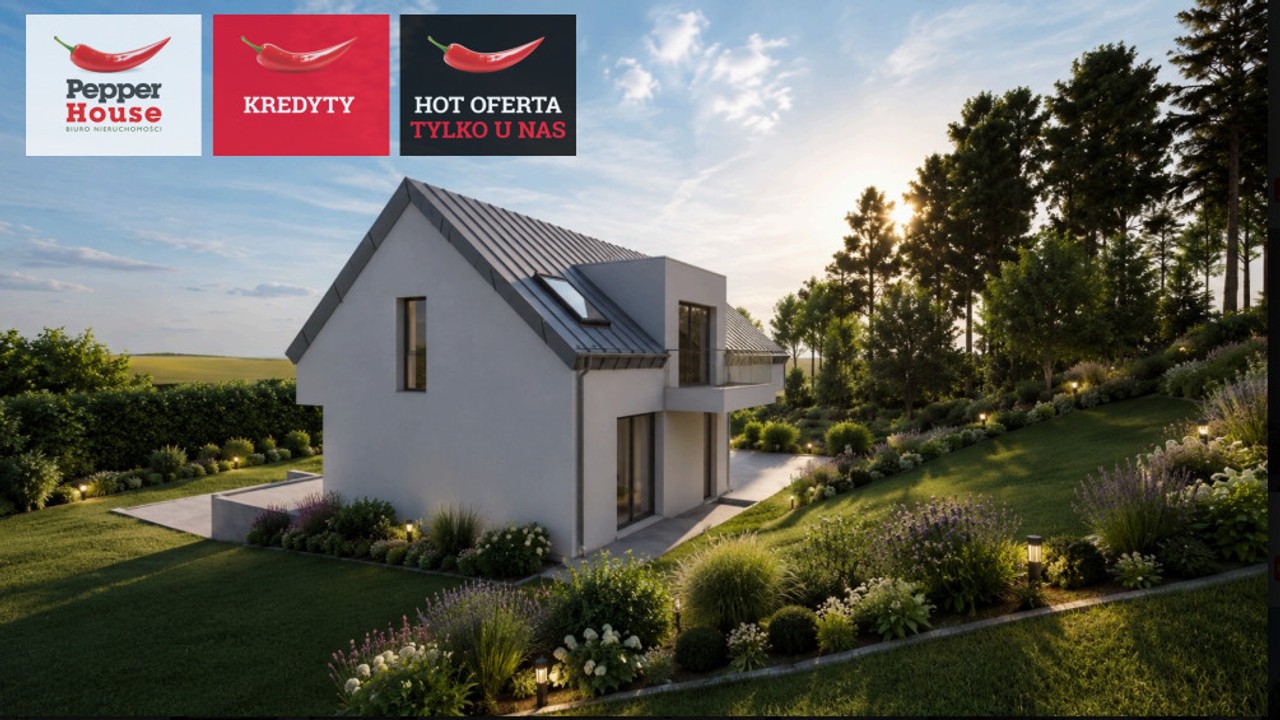 Działka budowlana 972 m² z pozwoleniem na budowę - Widok 3