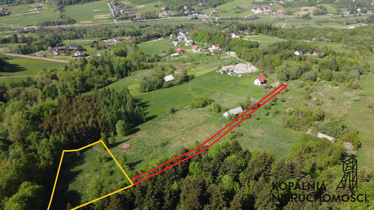 Działka Granicząca z Lasem | Grybów – pohled 2