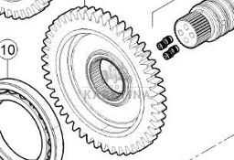 Claas Axion 870 Koło Zębate Przekładni 0011708740 00 1170 874 0