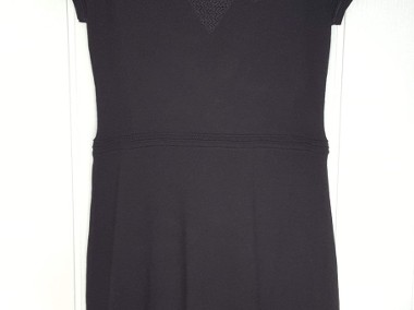 Nowa czarna sukienka Promod XL 42 dzianinowa sweterkowa czerń retro-1