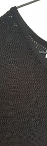 Nowa czarna sukienka Promod XL 42 dzianinowa sweterkowa czerń retro-4