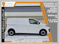 Citroen Jumpy Gwarancja, Wersja M, nawigacja, kamera cofania, klima, tempomat