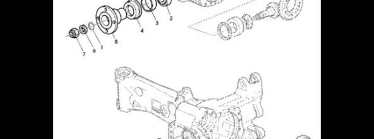 John Deere 7530 Premium - Łoźysko wałeczkowe skośne AL175759-1