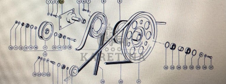 Płyta uchwytu Claas Mega 370-340 Nr katalogowy 000 603 153 0-1