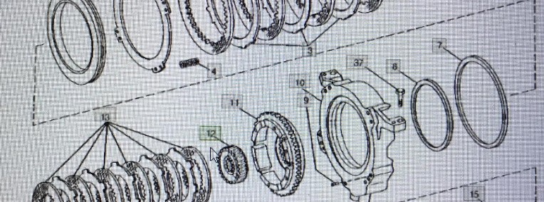 John Deere RE40456/piasta/John Deere 4555/4755/4955-1