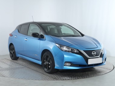 Nissan Leaf , SoH 92%, Serwis ASO, Automat, Skóra, Navi, Klimatronic,-1