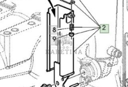 John Deere 6430 Premium Oprawa Mocowanie Szyna AL220045