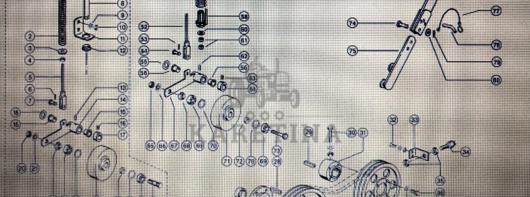 Koło pasowe Claas Mega 370-340 Nr kat. 000 661 322 0 Nr kat. 000 661 322 0-1