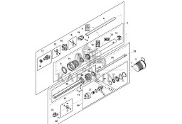 John Deere 960 - Jarzmo z pierścien.ustal. DC217619 (Układ napędowy)