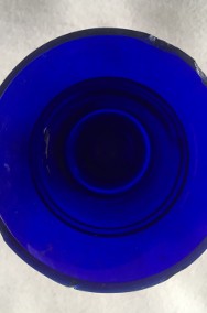 PRL wazon wazonik fioletowy szklany szkło-2