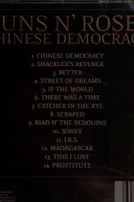 Wspaniały Album CD Guns N Roses Chinese Democracy CD -2