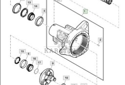 John Deere 6110 - oś tylna - półoś L176898