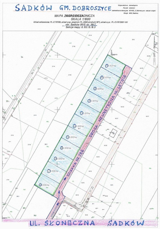 11 działek po 1000 m², w urokliwym miejscu pod lasem ! - Widok 6