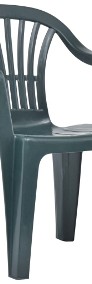 vidaXL Krzesła ogrodowe układane w stos, 45 szt., plastikowe, zielone48819-3