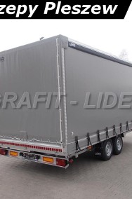 LT-048 przyczepa + plandeka 510x220x220cm, spedycyjna przyczepa ciężarowa , towarowa, firana dwustronna, DMC 3000kg-2