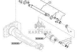 New Holland T6070 Wałek napędowy 84486152