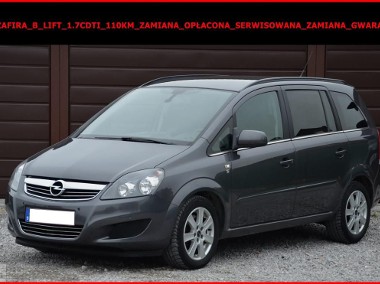 Opel Zafira B LIFT 1.7CDTI ZAMIANA GWARANCJA OPŁACONA-1