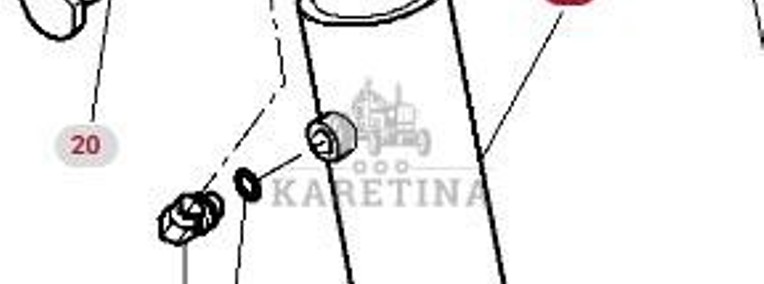 Massey Ferguson 5410 Siłownik Zawieszenia TUZ 4302693M95-1