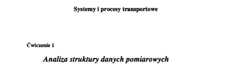 "Analiza struktury danych pomiarowych" - Sprawozdanie-1