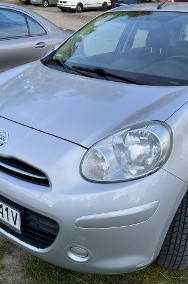 Nissan Micra IV Benzyna, klimatyzacja, dotykowa nawigacja, 8 airbag, isofix-2