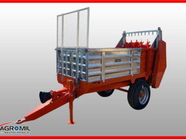 Rozrzutnik obornika burtowy jednoosiowy Jolmet wałki poziome adapter-1