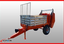 Rozrzutnik obornika burtowy jednoosiowy Jolmet wałki poziome adapter