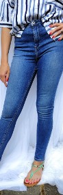 Spodnie jeansy Pepe Jeans Tini Skinny High Waist W27 L30 S 36 niebieskie-3