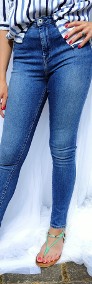 Spodnie jeansy Pepe Jeans Tini Skinny High Waist W27 L30 S 36 niebieskie-4