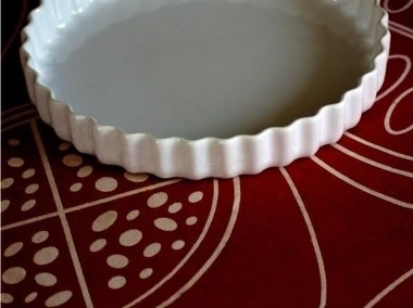 TARTA 29 cm / ceramiczne naczynie ryflowane do pieczenia tarty quiche-1