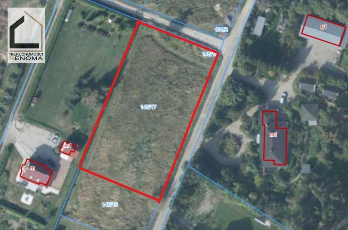 Działka inwestycyjna Kamień Pomorski 2830 m² - Widok 2