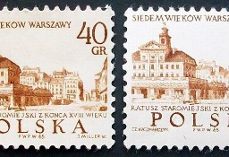 Znaczki polskie rok 1965 Fi 1451 odcienie - 2 znaczki