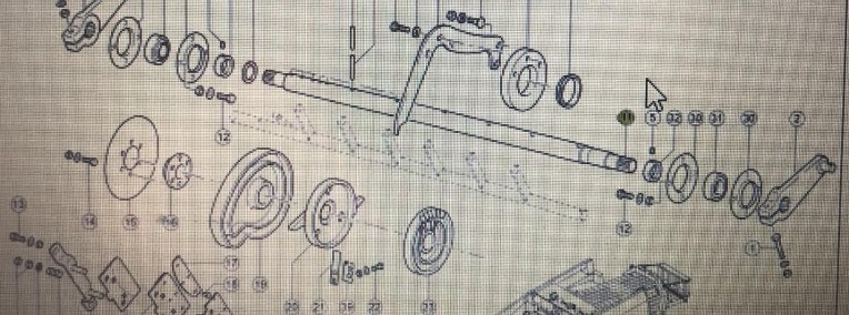 CLAAS 00 0832 064 0/Claas wałek słupacza/Claas Quadrant 2200 Advantage 2200 RC 3200 RF/RC-1