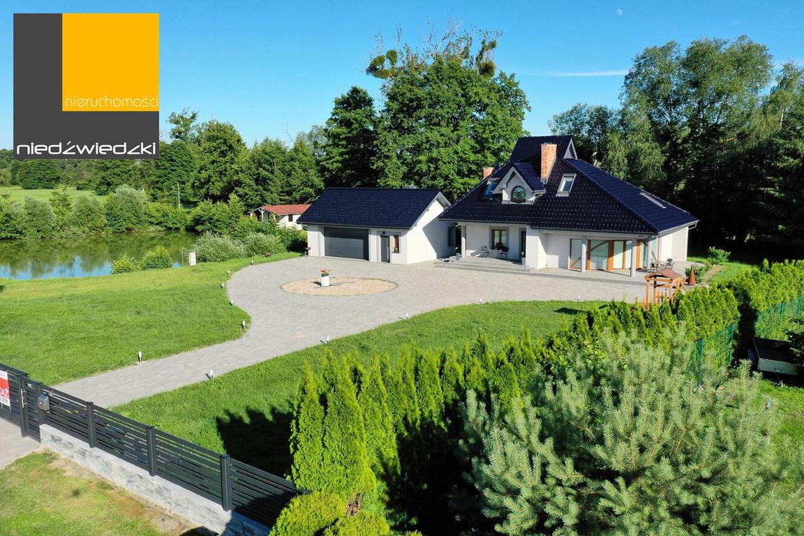 Dom ze Stawem nad rzeczką - 10km od węzła A2