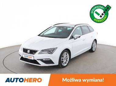 SEAT Leon III skóra full LED navi klima auto grzane fotele panorama czujniki parko-1