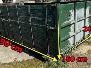 Solidna skrzynia ładunkowa, do jabłek, zabudowa sadownicza: 490 x 245 x 160 cm-1