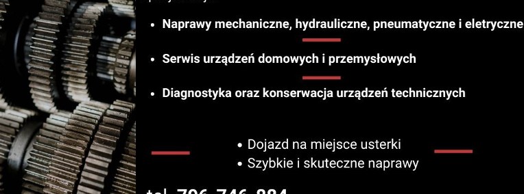 Maszyny, Urządzenia, Domowe i Przemysłowe – Naprawa u Klienta-1