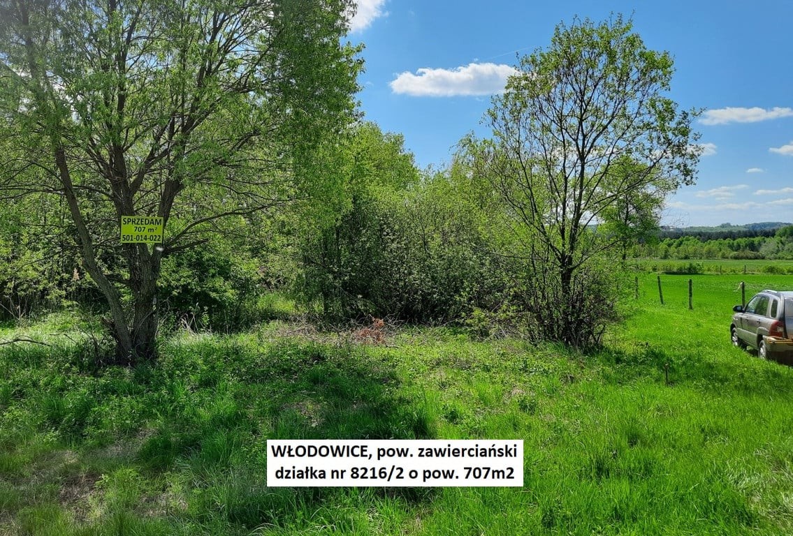 Jura tania działka budowlana (plan) 707 m² cena tylko 34.900zł (brutto z 23% VAT) - Widok 2