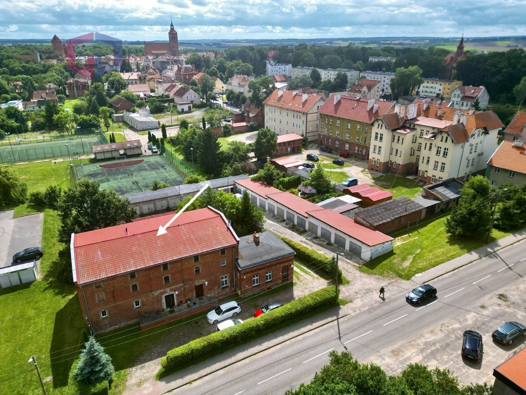 Kamienica blisko zamku w Reszlu